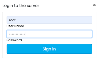 Demo Database Login